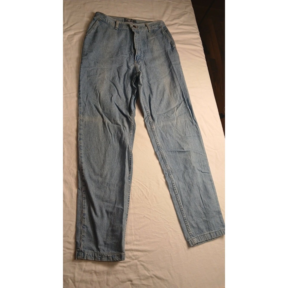 Wrangler for Women Vintage High Waisted Straight Leg Light Wash Jeans Size 32x30